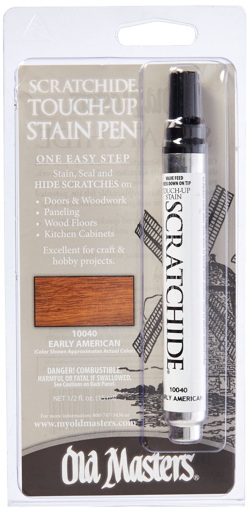 Old Masters 10040 Scratchide Touch-Up Pen, Early American - Image 5
