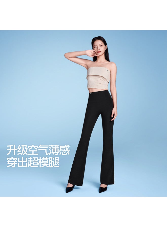SIINSIIN Light Shaping High-Waist Tummy Control Lifting High-Elasticity Shark Bell-Bottom Pants, Autumn Premium Breathable Fashion Slim-Fit Casual Pants - Image 2