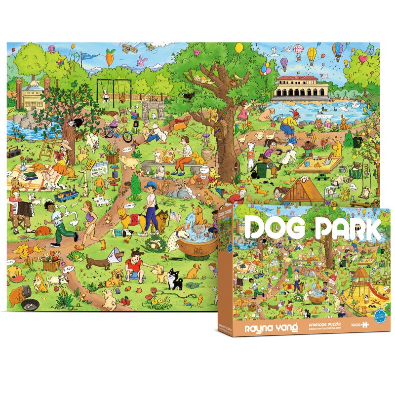 Antelope 1000 Piece Puzzle for Adults Dog Park Jigsaw Puzzles 1000 Pieces 1000 Pieces High Resolution Matte Finish Smooth Edging No Dust Leisure Animal Puzzle