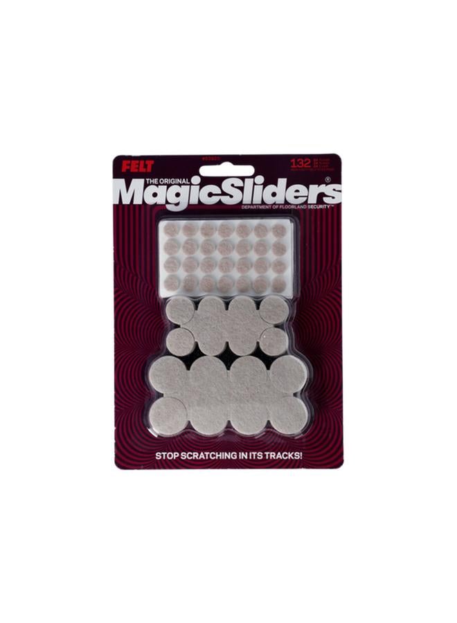 Magic Sliders 132-Piece Heavy Duty Felt Pads Oatmeal - Image 1
