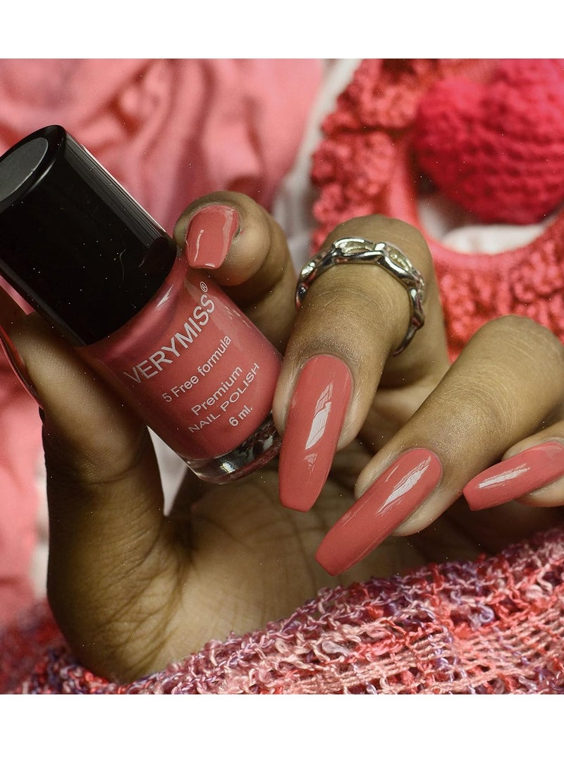 VERYMISS Verymiss Premium Non UV Gel Nail Polish 6 ml 235 Peach Rose  - Image 2