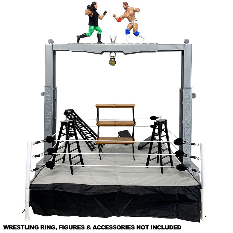 Figures Toy Company مجموعة Grab The Gear القابلة للتعديل لشخصيات المصارعة - Image 4