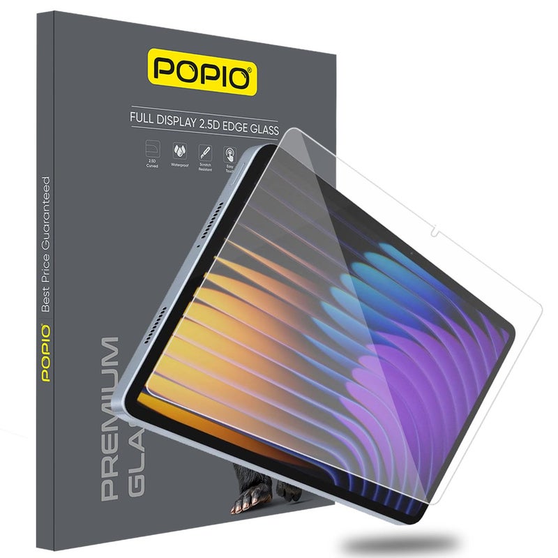 POPIO Militray Grade Tempered Glass Screen Protector for Xiaomi Pad 7 / Pad 7 Pro/Pad 8 / Pad 8 Pro/Poco Pad X1 | 9H Hardness, HD Clear, Scratch Resistant, Bubble-Free Installation (1 Pack) - Image 4