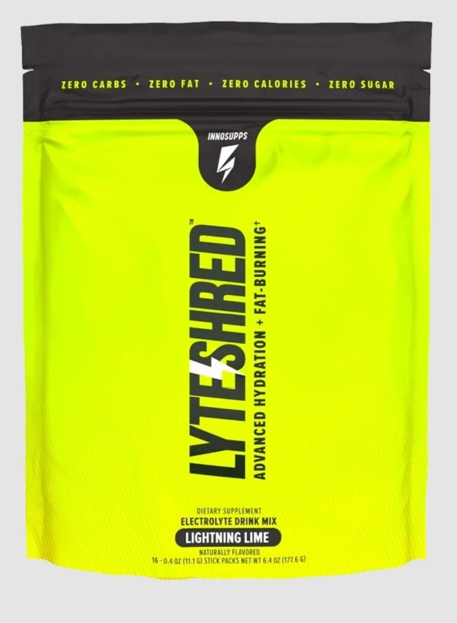 INNOSUPPS Lyte Shred Lightning Lime Flavour 16 Servings - Image 1