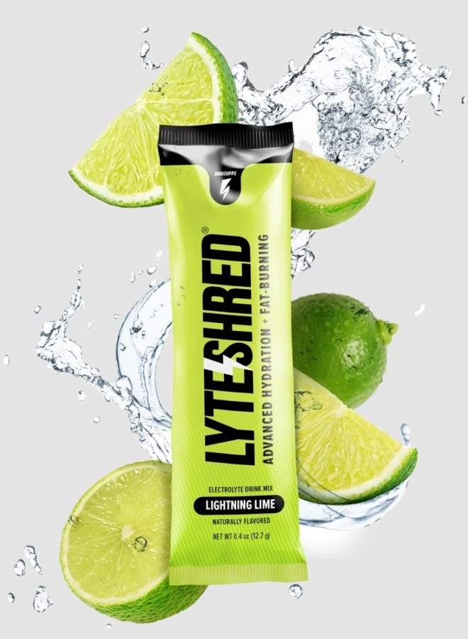 INNOSUPPS Lyte Shred Lightning Lime Flavour 16 Servings - Image 3