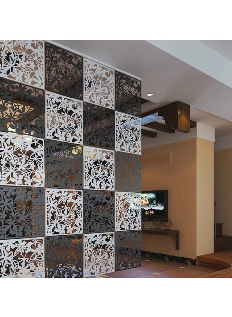 XiuWoo 24 Pcs Hanging Room Divider, PVC Panels Screen, Room Divider, Home Decora Board for Decorating Living Room, Dining Room, Sitting Room, Office, Restaurant Decoration - Image 4