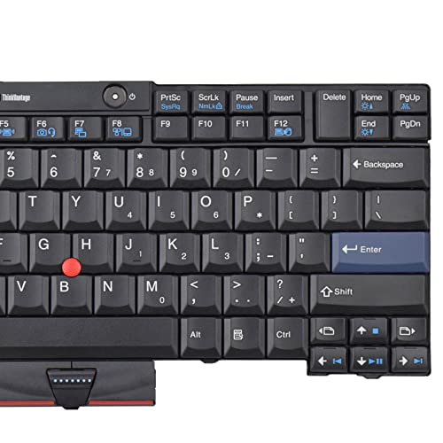 SUNMALL لوحة مفاتيح لابتوب SUNMALL الجديدة مع مؤشر متوافقة مع Lenovo ThinkPad T400S T410 T410S T410I T410SI T420 T420I T420S T510 T510I T520 W510 W520 X220 X220I X220S X220T تخطيط أمريكي أسود - Image 5
