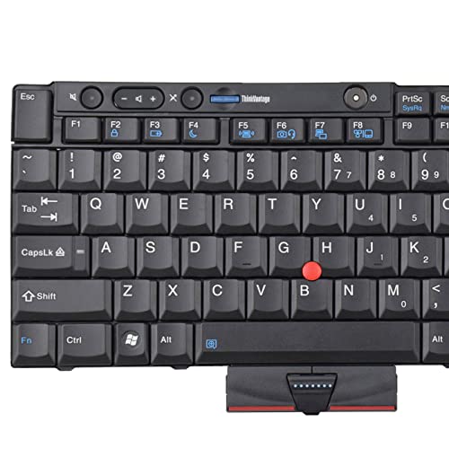 SUNMALL لوحة مفاتيح لابتوب SUNMALL الجديدة مع مؤشر متوافقة مع Lenovo ThinkPad T400S T410 T410S T410I T410SI T420 T420I T420S T510 T510I T520 W510 W520 X220 X220I X220S X220T تخطيط أمريكي أسود - Image 4