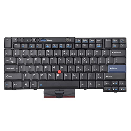 SUNMALL لوحة مفاتيح لابتوب SUNMALL الجديدة مع مؤشر متوافقة مع Lenovo ThinkPad T400S T410 T410S T410I T410SI T420 T420I T420S T510 T510I T520 W510 W520 X220 X220I X220S X220T تخطيط أمريكي أسود - Image 2