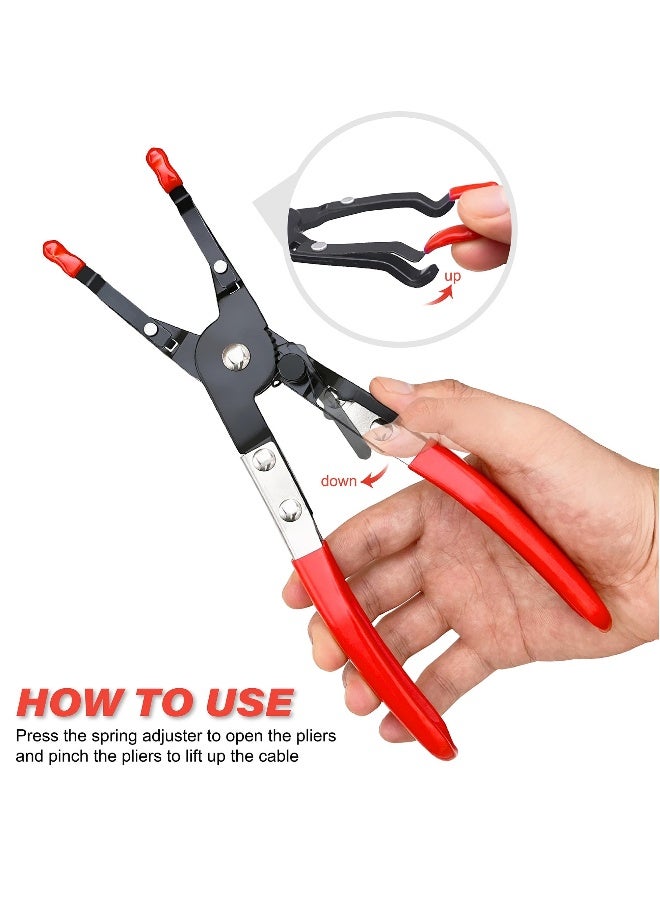 أداة لحام متعددة الوظائف من المعدن، كماشة لحام سلكية، مشبك ملحوم لتثبيت الأشياء، مصنوعة من مواد عالية الجودة، تصميم مريح، واسعة الاستخدامات لرفع وإصلاح كابلات السيارات. - Image 3