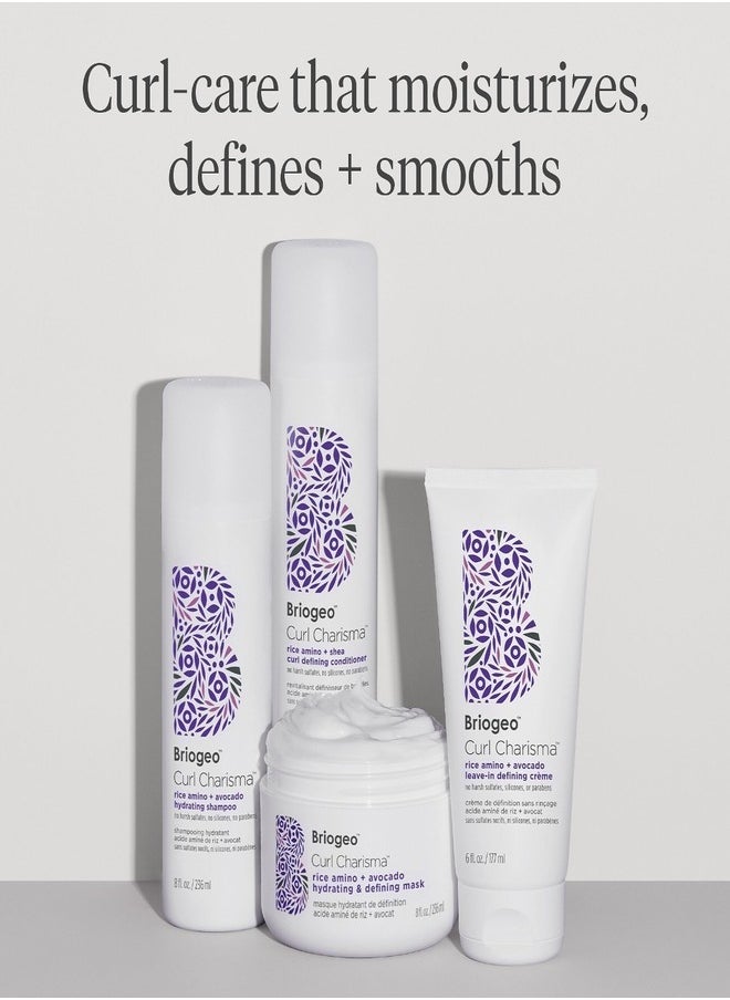 Briogeo - Curl Charisma™Rice Amino + Avocado Hydrating Shampoo (236 ml) - Image 1