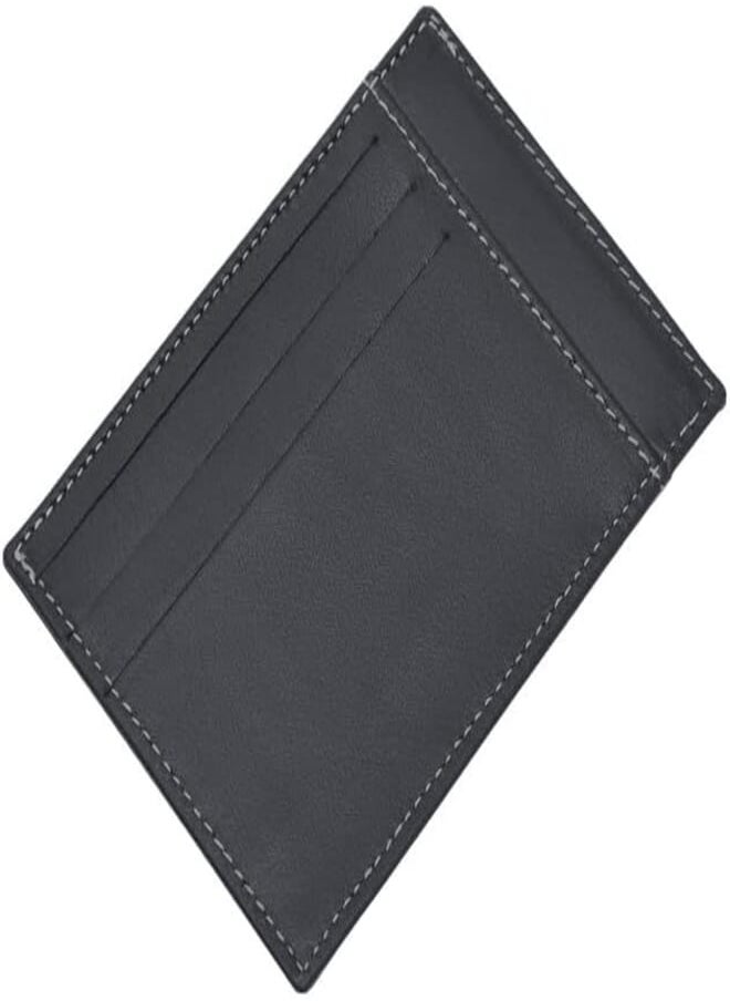Genuine Genuine Leather Card Case And Card Holder For Men And Premium Slim Card Holder Black 