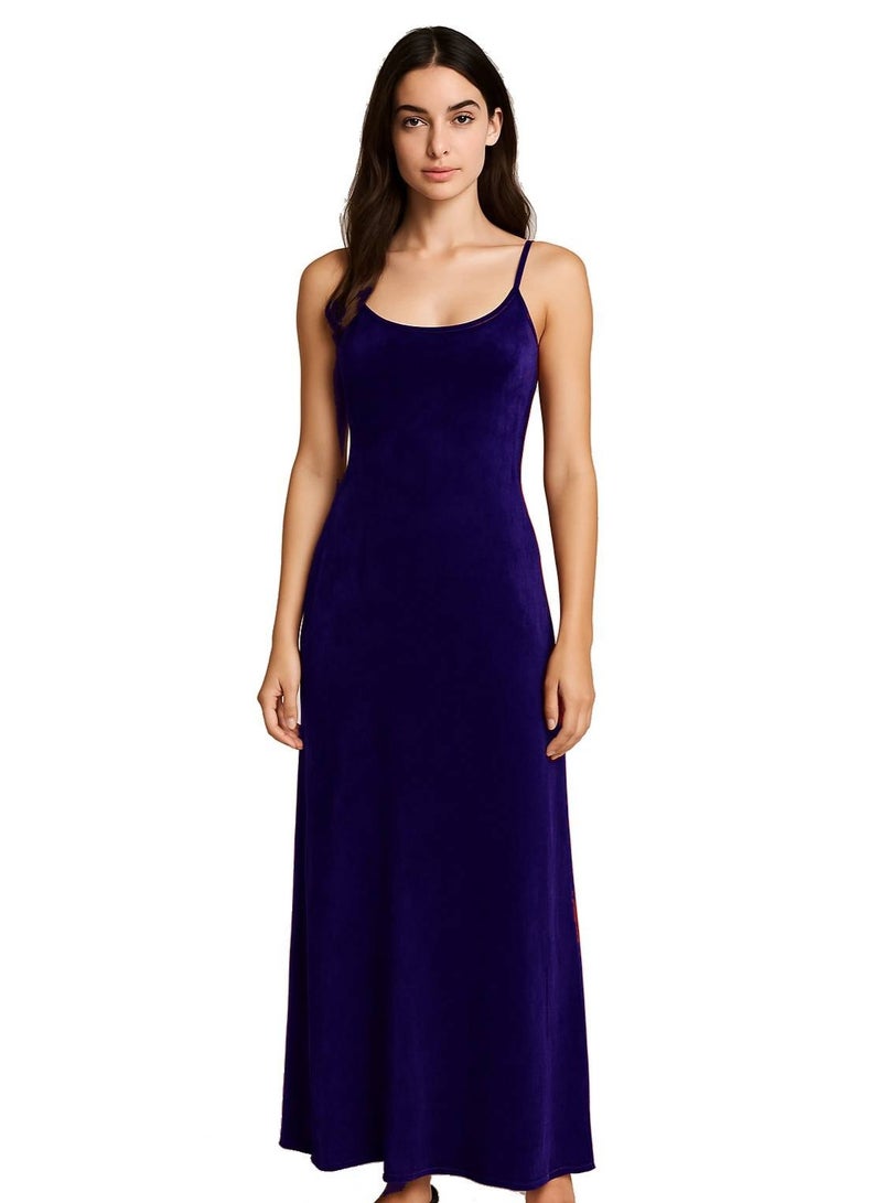 Women's velvet nightgown