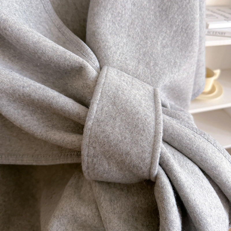 Beige Water Resistant Travel Scarf Lightweight Thermal Shawl Wrap For All Season - Image 4