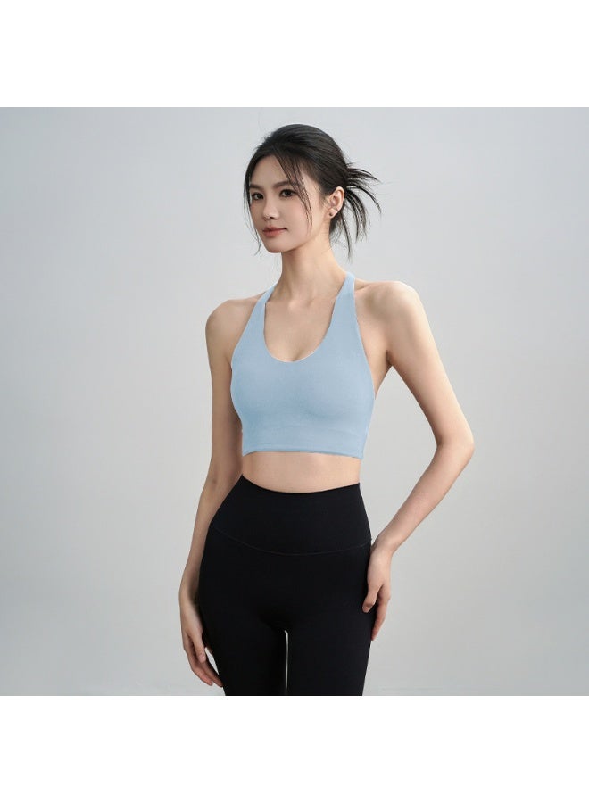 alo Alo Women's Sports Bra - Shockproof Running and Yoga Halter Tank Top 