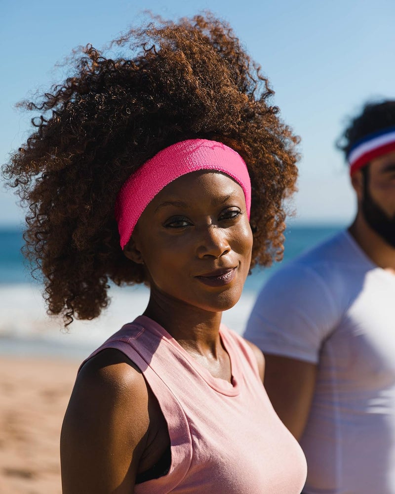 Suddora Workout Headband for Men and Women, Moisture-Wicking Athletic Sweatband, Lightweight Cotton Terry Cloth Bands for Basketball, Tennis, Football, Gym, Running, Cosplay & Costumes - Image 5