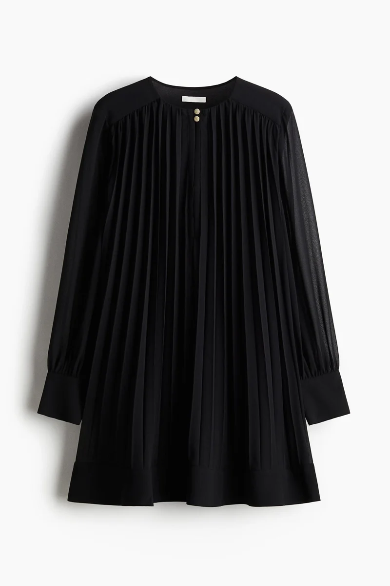 اتش اند ام Pleated dress