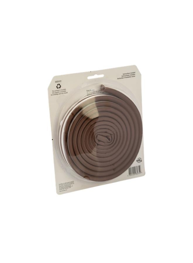 ACE Durable High Quality Rubber Weatherstrip Climate Thermalband Brown 17ft  - Image 1