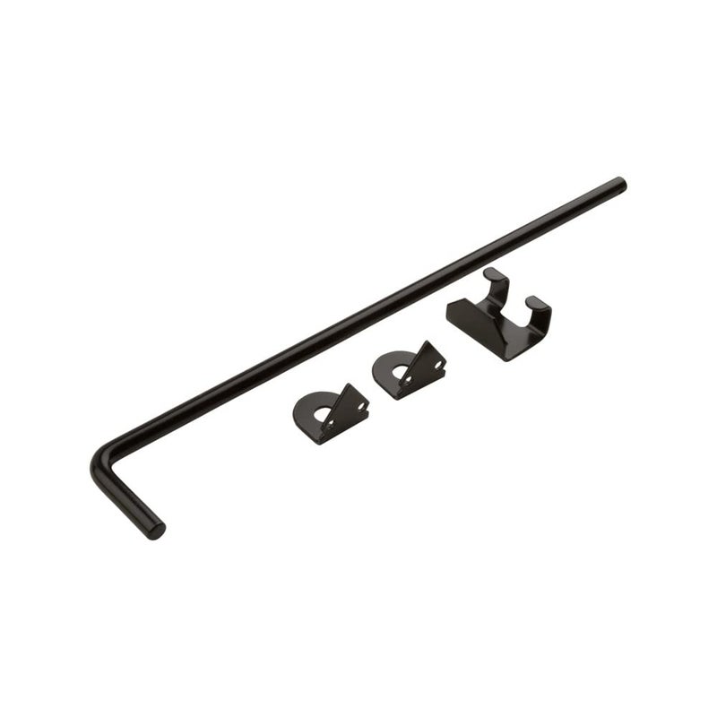 National Hardware N177188 V835 Cane Bolt in Black12 x 18