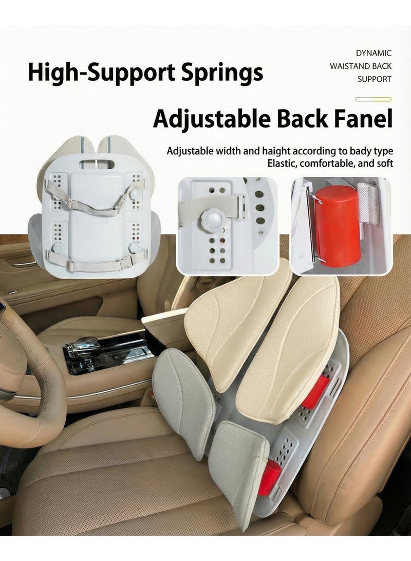 Orthopedic Lumbar Support Pillow with Breathable Mesh for Office Chair Sciatica Relief - Image 4