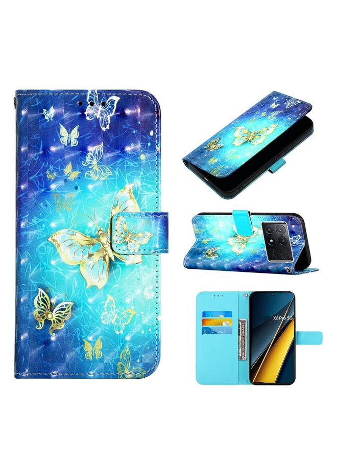 Case For Xiaomi Redmi K70E 3D Painting Horizontal Flip Leather Phone Case