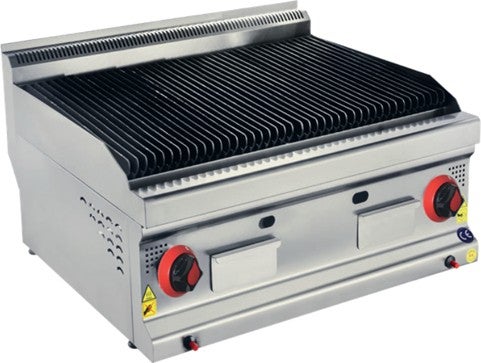 CSA İnox Karacasan Industrial 700 Series Counter Top LPG Cylinder Water Grill 