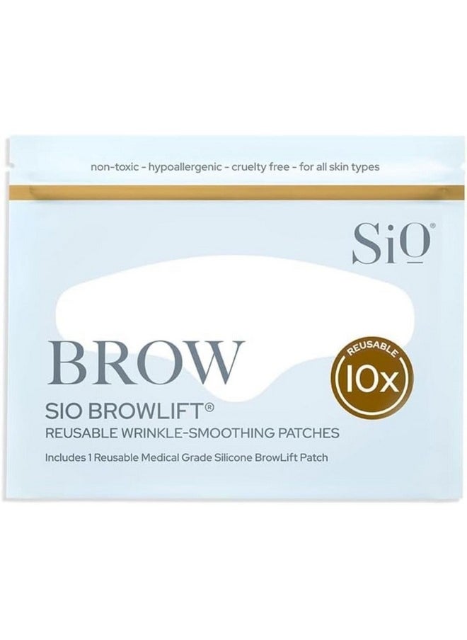 Sio Sio Beauty Browlift Forehead Antiwrinkle Patch Rapid Overnight Reusable Silicone Patch To Reduce Furrows Expression Lines And Creases  - Image 1