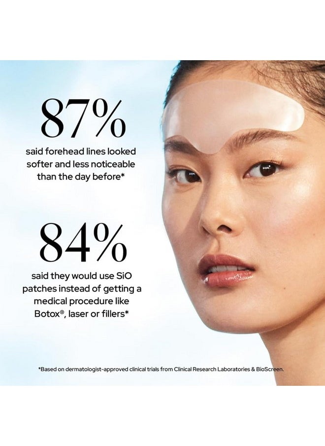 Sio Sio Beauty Browlift Forehead Antiwrinkle Patch Rapid Overnight Reusable Silicone Patch To Reduce Furrows Expression Lines And Creases  - Image 3
