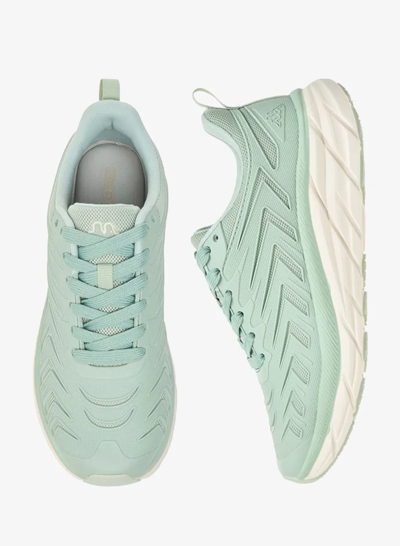 Kappa Womens Panelled Lace-Up Sports Shoes with Pull Tab