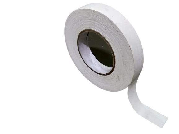 Airiz AIRIZ CRAFTSFY Cotton Fabric Based Adhesive Tape Single Sided 1 inch 30mtr Length First Aid Tape White Adhesive Cotton Tape roll Wide Strong Fabric roll Sports Equipment bandaging and Insulation 1pc  - Image 1