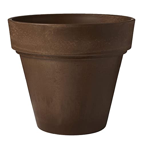 PSW Pot Collection PSW Arcadia Garden Products OT41C Traditional Pot, 16 by 13.5-Inch, Chocolate - Image 1