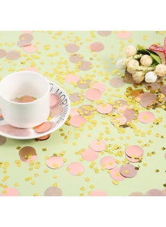 TecUnite TecUnite Round Tissue Paper Table Confetti Dots for Wedding Birthday Party Decoration, 1.76 oz(Rose Gold Confetti,2.5 cm)  - Image 5