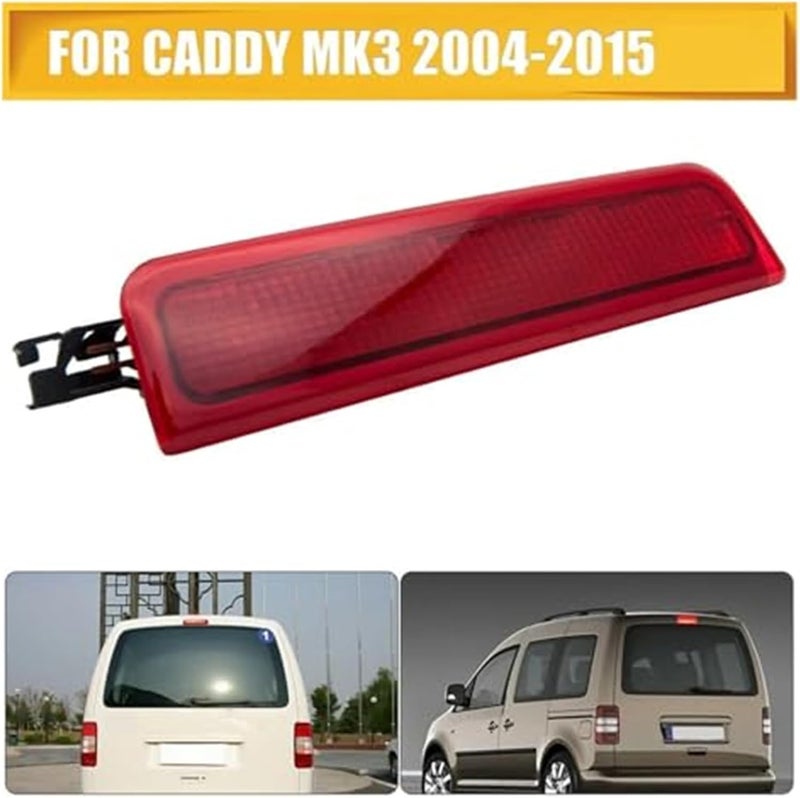 QASULER Third Center Level Rear Brake Light Lamp for Caddy 2004-2015 - Image 2