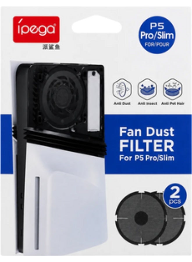 Ipega Ipega Fan Dust Filter 2-pcs Pack For PS5 Silm Pro ZE764A72F966657ABC25AZ