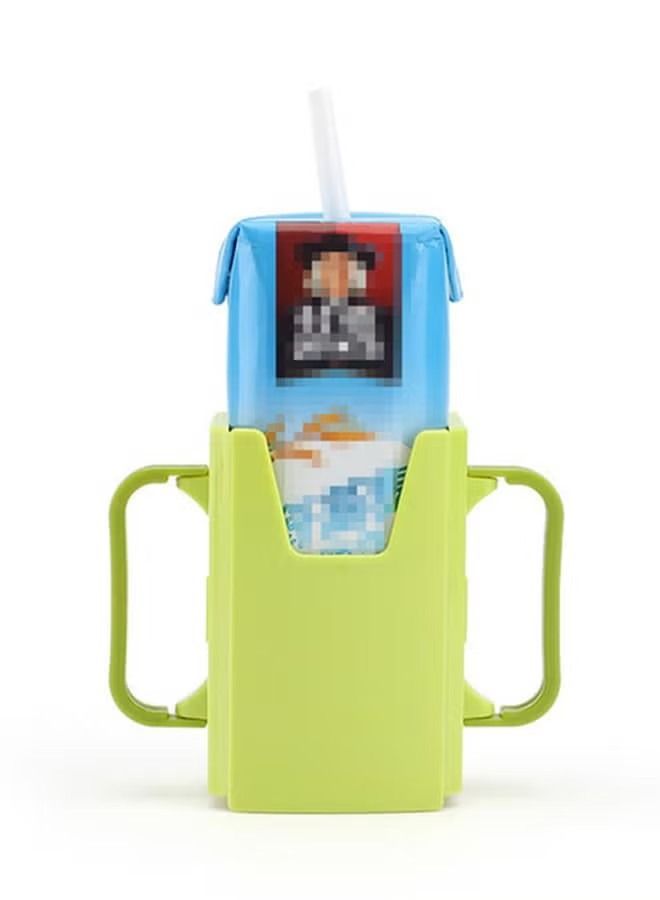 أوريتي 1 قطعة قابلة للتعديل مقبض مزدوج حامل صندوق حليب عصير الأطفال العملي - Image 2