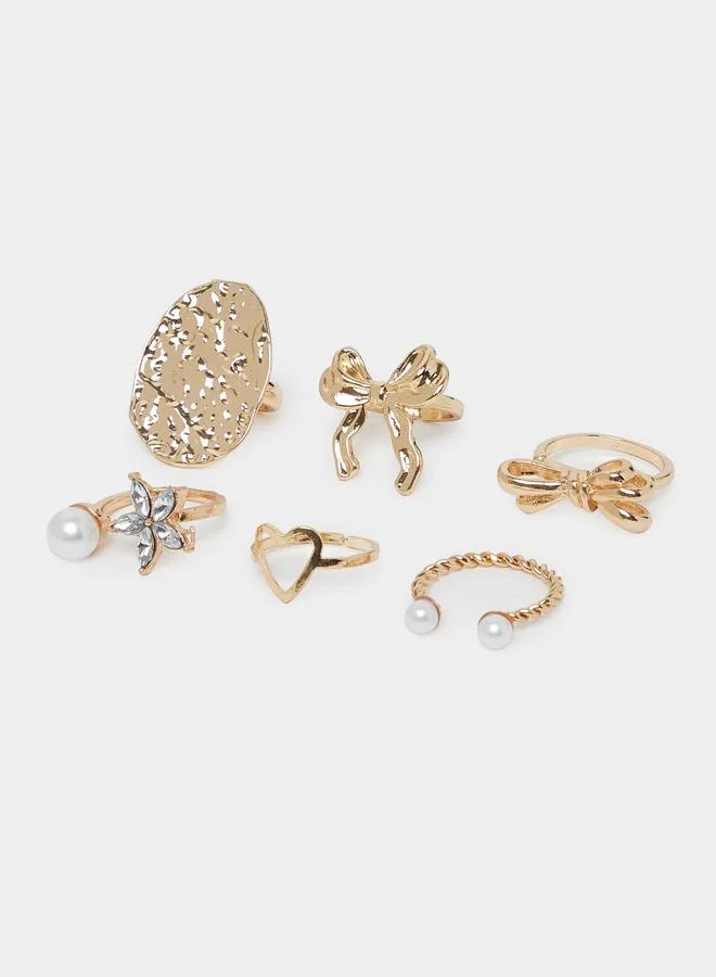 Styli Set of 6 - Gold Tone Ring