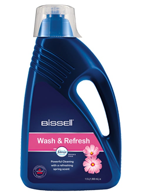Wash and Refresh Blossom and Breeze Febreze Shampoo For Use With All Leading Upright Carpet Cleaners 1.5L