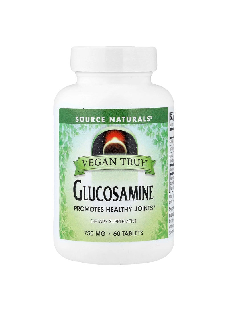 Source Naturals Vegan True®, Glucosamine, 60 Tablets