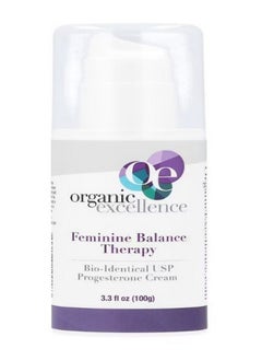Feminine Balance Therapy Bio Identical USP Progesterone Cream 3.3 fl oz 100 g