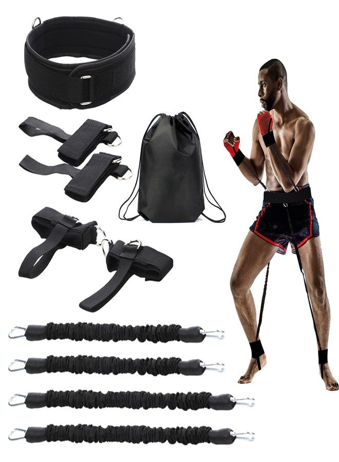 OYINDIZ Boxing Resistance Bands, Leg Strength and Agility Speed Trainer Exercise Full Body Physical Workout Power Punch Pro for MMA, Volleyball Basketball Football Training Equipment - Image 1