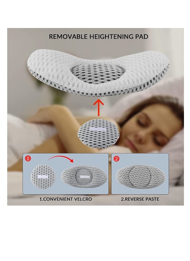 Generic - Adjustable 3D Lumbar Support Pillow for Sleeping, Lower Back Pain Relief, Sciatic Nerve Support, Ideal for Side Sleepers and Pregnancy Comfort - Image 1