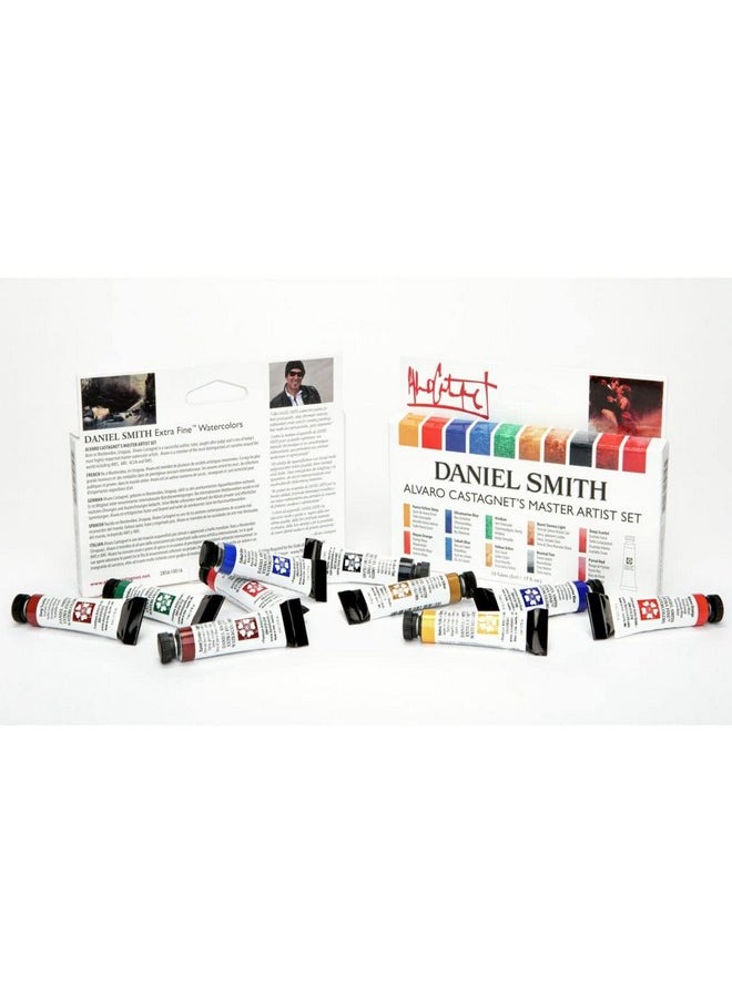 Daniel Smith DANIEL SMITH 285610016 Alvaro Castagnet Master Artist Watercolor Set (10 Pack), 5ml  - Image 4