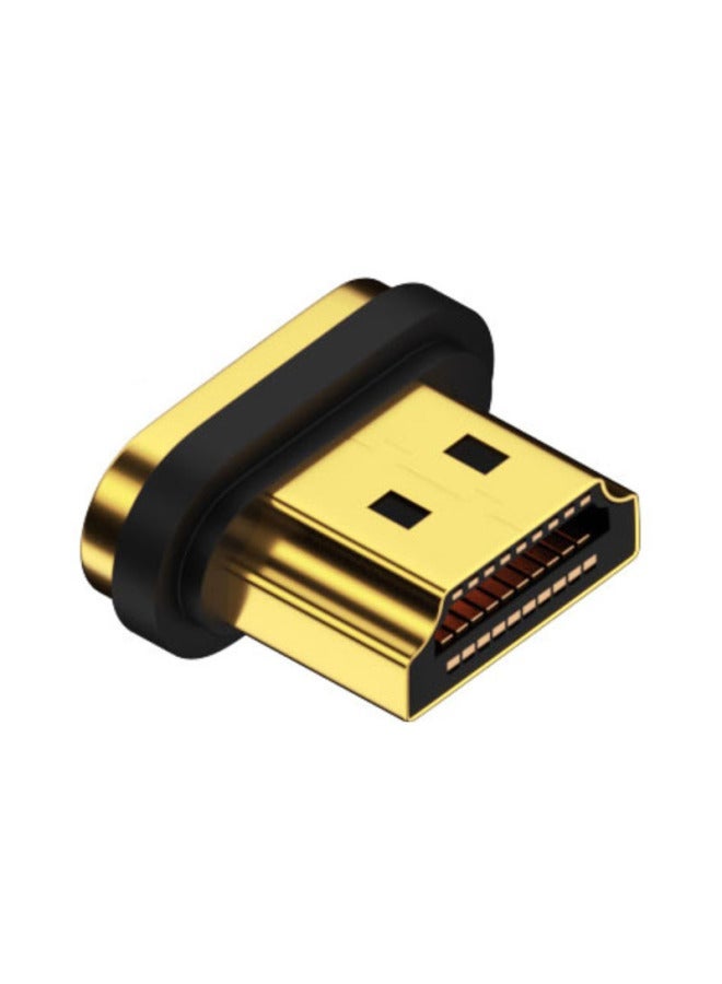 محول مغناطيسي لنقل الصوت والفيديو عالي الدقة 8K Ultra HD لواجهة HDMI HD محول ذكر UHD2.1-اللون: قابس واحد - Image 1