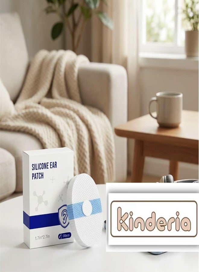Kinderia 30PCS Baby Ear Covers for Swimming & Shower, Waterproof Ear Tape for Kids & Toddlers, Disposable Ear Protection Patches for Bath, Swimming Pool, Keeps Ears Dry & Safe - Image 3