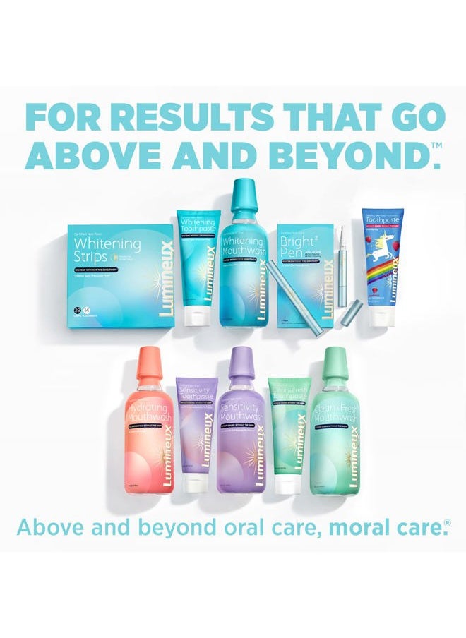 Lumineux - Dentist Formulated Kids Toothpaste, Strawberry Flavor & Unicorn Approved - Certified Non-Toxic, Fluoride Free & SLS Free - 3.75 Oz - Image 1