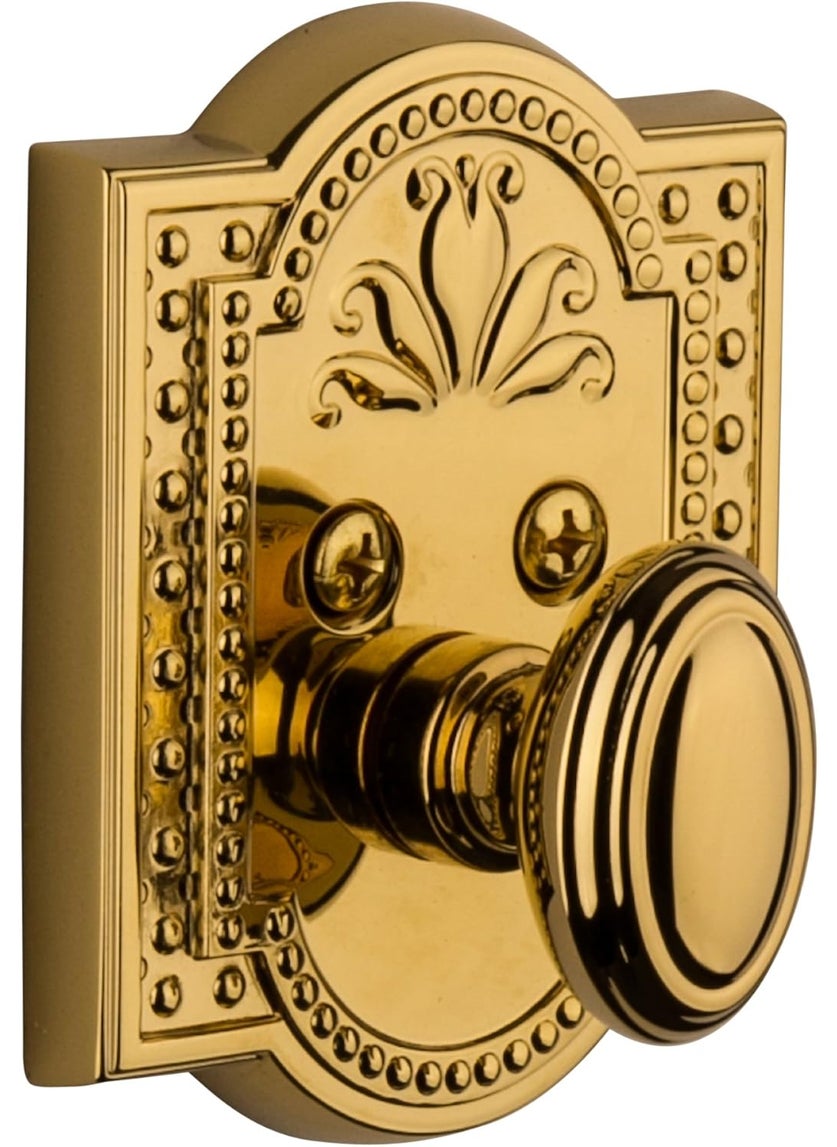 GRANDEUR Grandeur Lifetime Brass Parthenon Single Cylinder Deadbolt 821145 