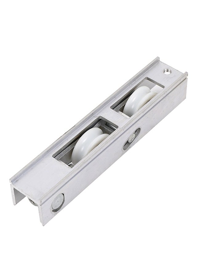 LAWAZIM Sliding Door Double V-Wheels - Sliding Door Roller Assembly for Smooth and Quiet Operation with Dual Rollers and Spring Mechanism - Ideal for Wardrobe, Patio, Window Tracks  - Image 3