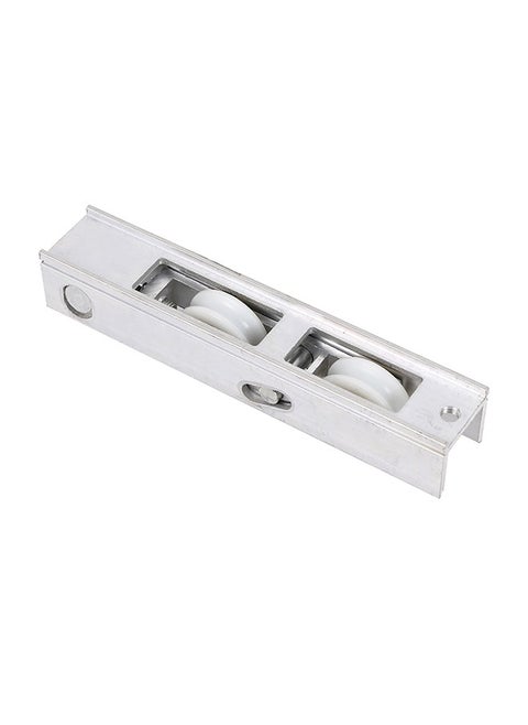 Sliding Door Double V-Wheels - Sliding Door Roller Assembly for Smooth and Quiet Operation with Dual Rollers and Spring Mechanism - Ideal for Wardrobe, Patio, Window Tracks