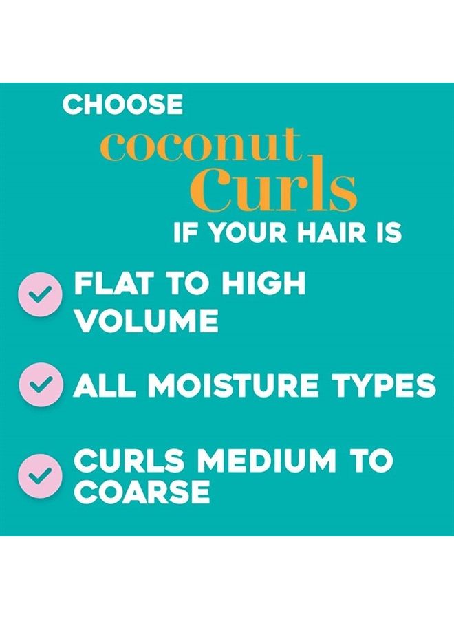 Ogx Quenching + Coconut Curls Curling Hair Butter, Deep Moisture Leave-In Hair Mask & Treatment with Coconut Oil, Citrus Oil & Honey, Paraben-Free and Sulfated-Surfactants Free, 6.6 oz - Image 3