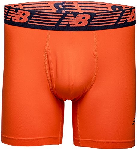 New Balance Men's Performance Boxer Briefs with Fly, Breathable Stretch Underwear, Moisture Wicking, Soft Waistband (3 Pack), Pigment/Dynamite/Steel, X-Large - Image 4